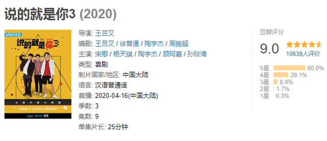 豆瓣高评9.0,这部小破剧凭什么打破大陆剧几年都没9分的僵局 豆瓣高评9.0,这部小破剧凭什么打破大陆剧几年都没9分的僵局
